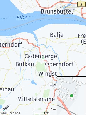 Here Map of Cadenberge