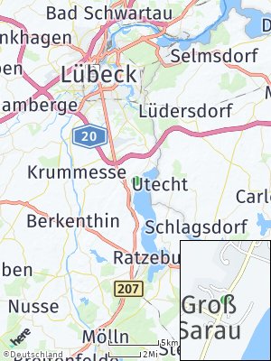 Here Map of Groß Sarau
