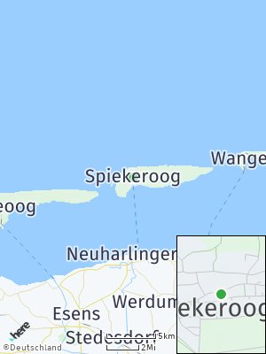 Here Map of Spiekeroog