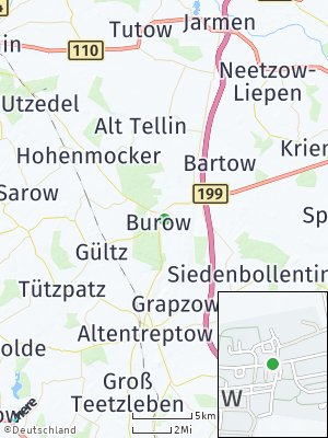Here Map of Burow bei Altentreptow