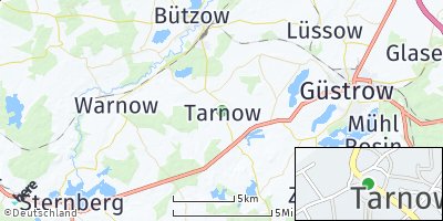 Google Map of Tarnow bei Bützow