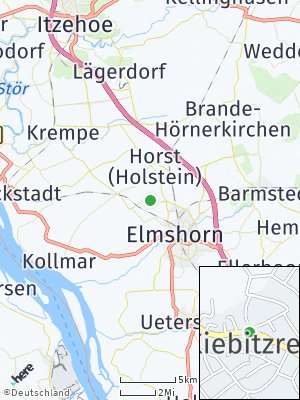 Here Map of Kiebitzreihe