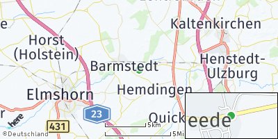 Google Map of Heede bei Barmstedt