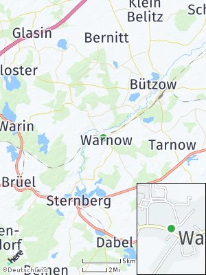 Here Map of Warnow bei Bützow