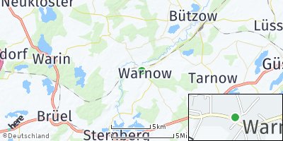Google Map of Warnow bei Bützow