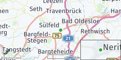 Google Map of Neritz bei Bad Oldesloe