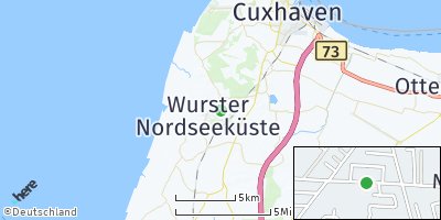 Google Map of Nordholz bei Bremerhaven