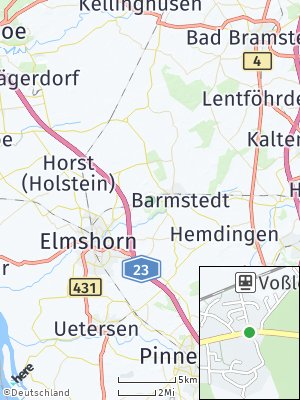 Here Map of Bokholt-Hanredder