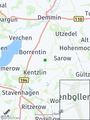 Here Map of Hohenbollentin