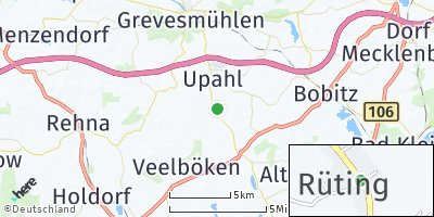 Google Map of Rüting bei Grevesmühlen