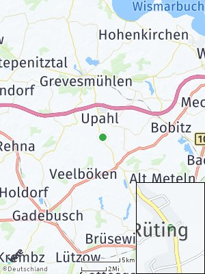 Here Map of Rüting bei Grevesmühlen