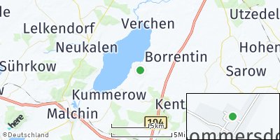 Google Map of Sommersdorf bei Demmin