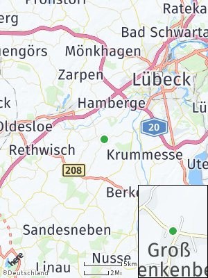 Here Map of Groß Schenkenberg