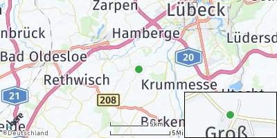 Google Map of Groß Schenkenberg