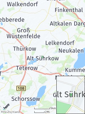 Here Map of Alt Sührkow