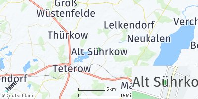 Google Map of Alt Sührkow