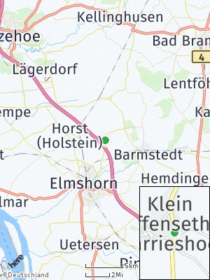 Here Map of Klein Offenseth-Sparrieshoop