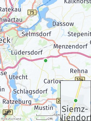 Here Map of Niendorf bei Schönberg