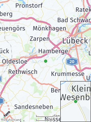 Here Map of Klein Wesenberg