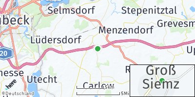 Google Map of Groß Siemz