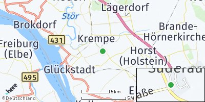 Google Map of Süderau