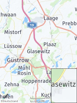Here Map of Glasewitz