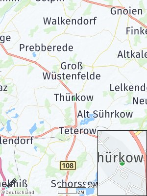 Here Map of Thürkow