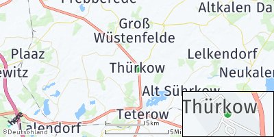 Google Map of Thürkow