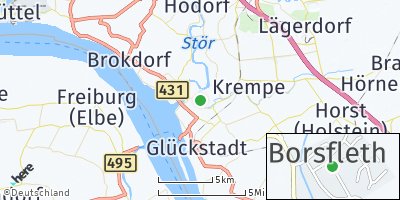 Google Map of Borsfleth