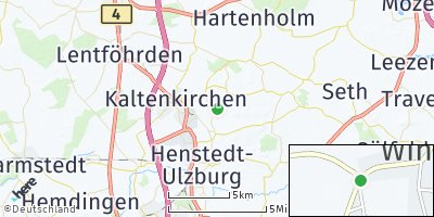 Google Map of Winsen bei Neumünster
