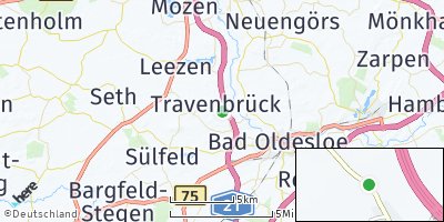 Google Map of Travenbrück