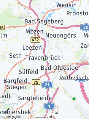 Here Map of Travenbrück