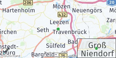 Google Map of Groß Niendorf