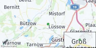 Google Map of Groß Schwiesow