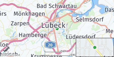 Google Map of Sankt Jürgen