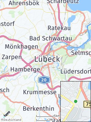 Here Map of Sankt Lorenz Süd