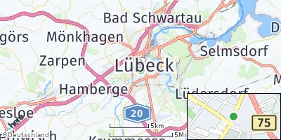 Google Map of Sankt Lorenz Süd