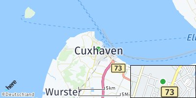 Google Map of Cuxhaven
