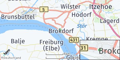 Google Map of Brokdorf