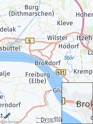 Here Map of Brokdorf