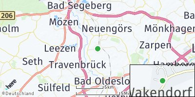 Google Map of Wakendorf I