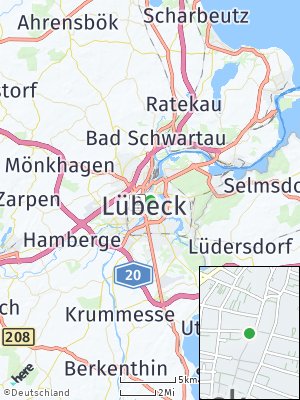Here Map of Lübeck