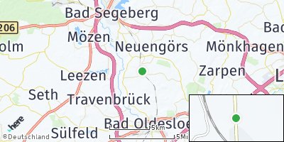 Google Map of Bahrenhof