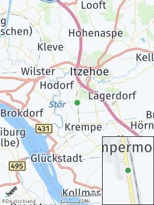 Here Map of Krempermoor