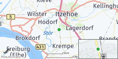 Google Map of Kremperheide