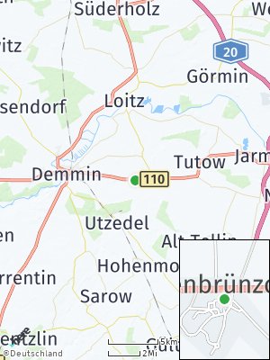 Here Map of Siedenbrünzow