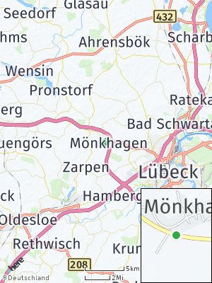 Here Map of Mönkhagen