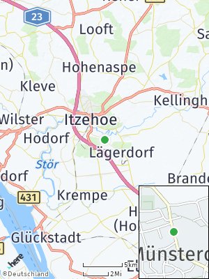 Here Map of Münsterdorf