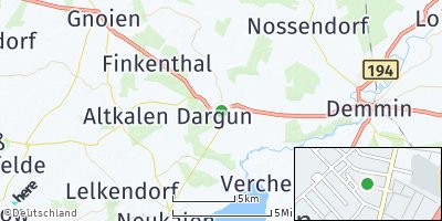 Google Map of Dargun