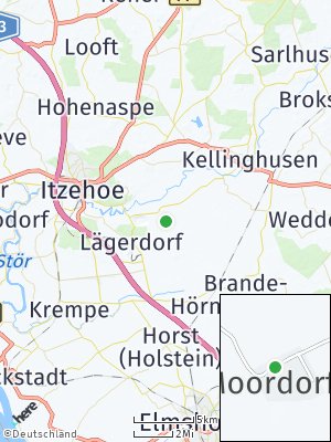 Here Map of Moordorf bei Westermoor